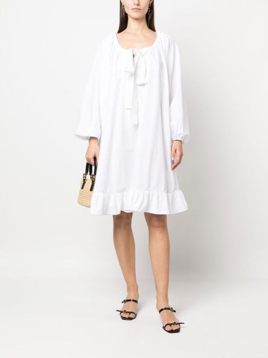 26SS 파투 미디 원피스 DR1080017001W White - PATOU