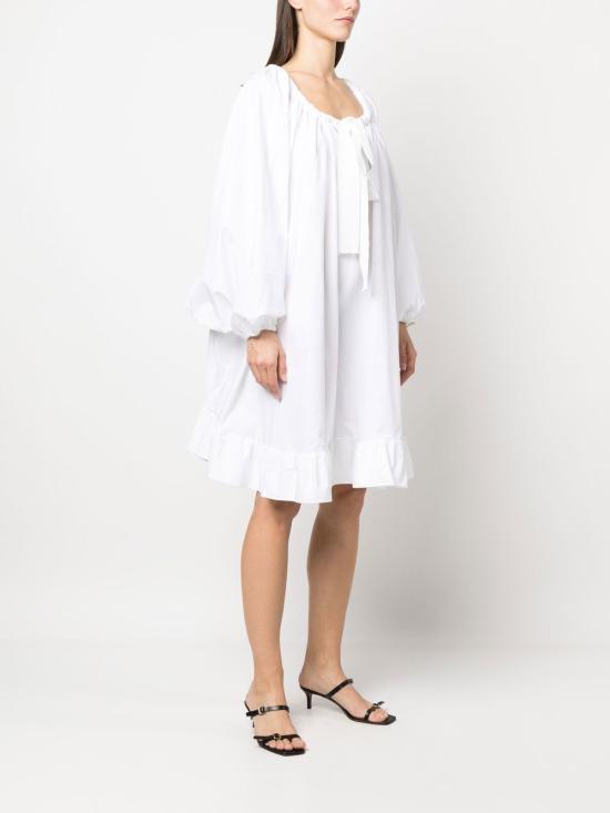 26SS 파투 미디 원피스 DR1080017001W White - PATOU