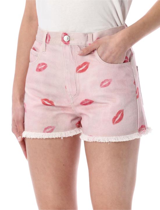 26SS 이자벨마랑 레시아 비쥬 데님 쇼츠 레시아 비쥬 데님 쇼츠 SH0001FFD1H05E40PK Pink - ISABEL MARANT
