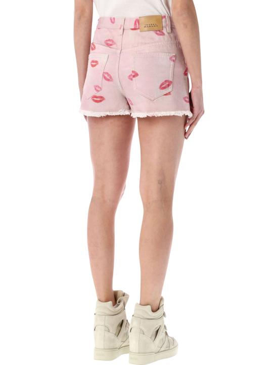 26SS 이자벨마랑 레시아 비쥬 데님 쇼츠 레시아 비쥬 데님 쇼츠 SH0001FFD1H05E40PK Pink - ISABEL MARANT