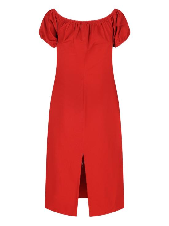 26SS 미우미우 포플린 드레스 MF61831BMSSOOOF0011 RED - MIU MIU