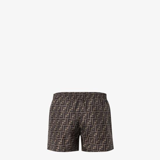 26SS 펜디 테크니컬 패브릭 숏팬츠 FXB077A79FF13IZ Patterned - FENDI