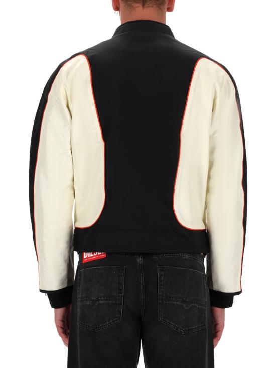 26FW 디젤 j-blink-wrd 자켓 A194420PDAI9XX BLACK WHITE - DIESEL