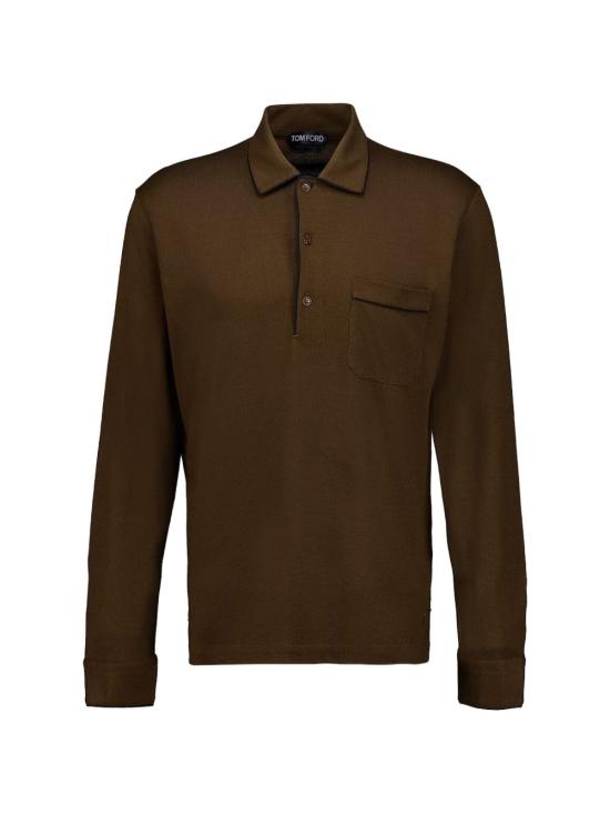 26FW 톰포드 반팔 티셔츠 JPL019JMS032EBK Brown