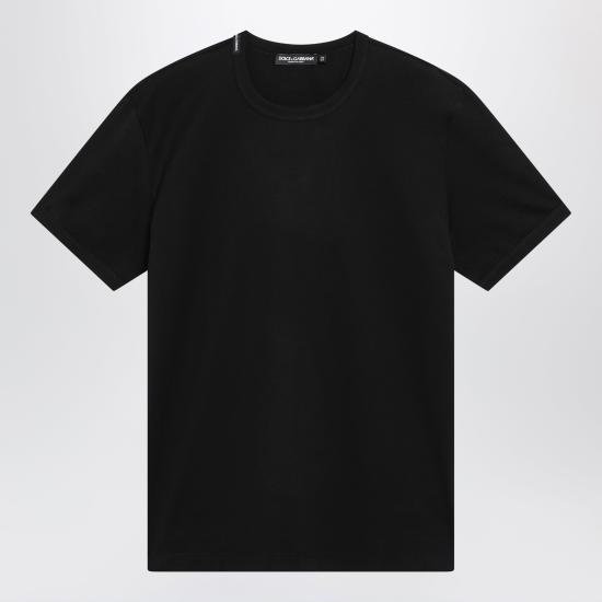 26FW 돌체앤가바나 코튼 티셔츠 G8JX7TG7P1AN0000 BLACK