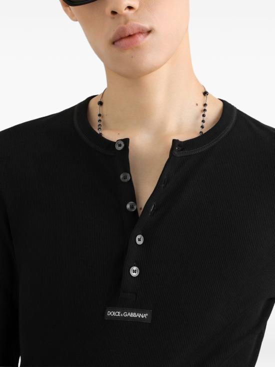 26FW 돌체앤가바나 반팔 티셔츠 G8SC4TG7P3IN0000 BLACK - DOLCE & GABBANA