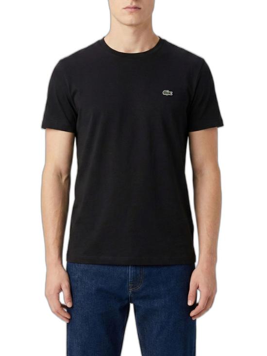 26SS 라코스테 피마 코튼 저지 크루넥 티셔츠 TH6709031 BLACK