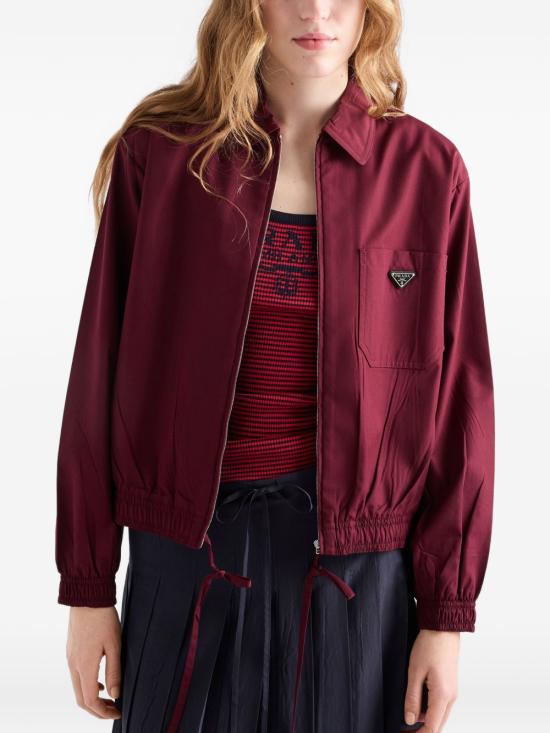 26SS 프라다 민소매 티셔츠 P29A1O19BVSWMOF059F RED BLUE - PRADA