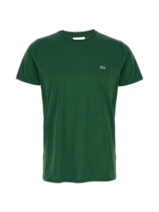 26SS 라코스테 피마 코튼 저지 크루넥 티셔츠 TH6709132 GREEN - LACOSTE