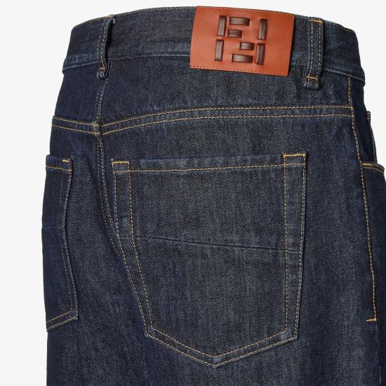 26FW 펜디 데님 팬츠 FLP302B15CF0QA2 Dark blue - FENDI