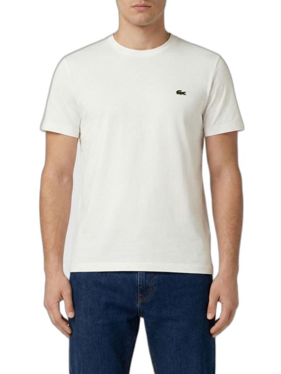 26SS 라코스테 피마 코튼 저지 크루넥 티셔츠 TH6709001 WHITE