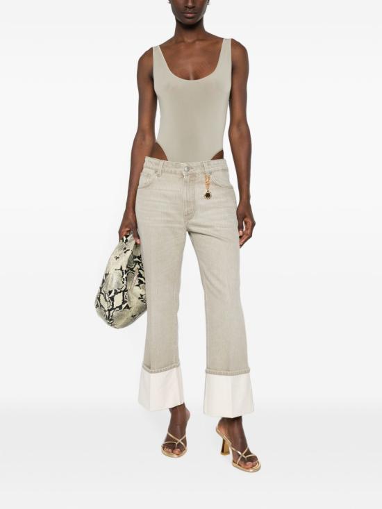 26FW 스텔라 맥카트니 스트레이트 팬츠 6D04993SQH671429 LIGHT GRAY - STELLA MCCARTNEY