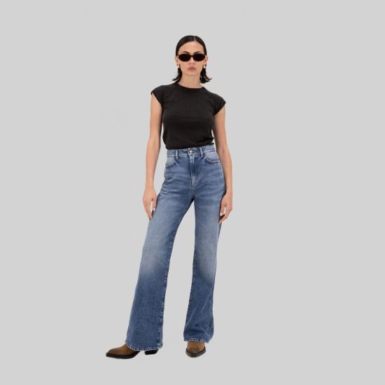  아이콘데님 스트레이트 팬츠 아이콘 데님 로스앤젤레스 슬림 플레어 진 이클립스 - ICON DENIM