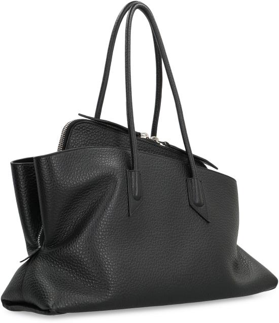 26FW 디 아티코 라 파세지아타 미디엄 탑 핸들 백 250WAH00054LBT117AA100 BLACK - THE ATTICO