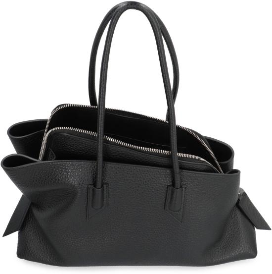 26FW 디 아티코 라 파세지아타 미디엄 탑 핸들 백 250WAH00054LBT117AA100 BLACK - THE ATTICO