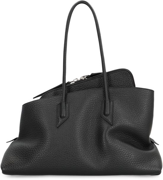 26FW 디 아티코 라 파세지아타 미디엄 탑 핸들 백 250WAH00054LBT117AA100 BLACK - THE ATTICO