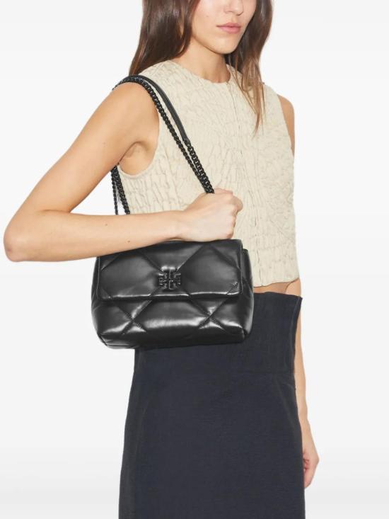 26FW 토리버치 키라 퀼팅 레더 숄더 백 170620002 BLACK - TORY BURCH