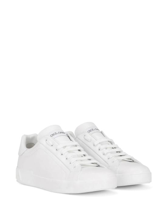 26FW 돌체앤가바나 카프스킨 포르토피노 스니커즈 CS1772A106580001 White - DOLCE & GABBANA