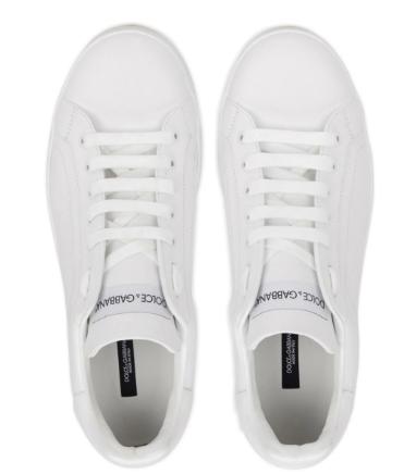26FW 돌체앤가바나 카프스킨 포르토피노 스니커즈 CS1772A106580001 White - DOLCE & GABBANA