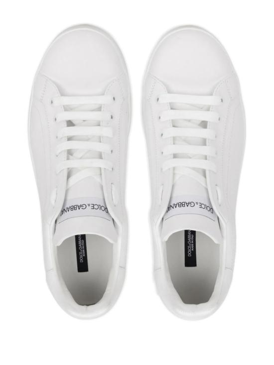 26FW 돌체앤가바나 카프스킨 포르토피노 스니커즈 CS1772A106580001 White - DOLCE & GABBANA