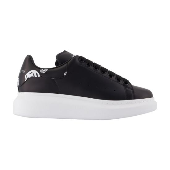 26FW 알렉산더 맥퀸 오버사이즈드 스니커즈 553770WIAKB1016 BLACK