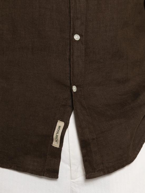 26SS 울리치 긴팔 셔츠 CFWOSI2013MRUT528410026 Brown - WOOLRICH
