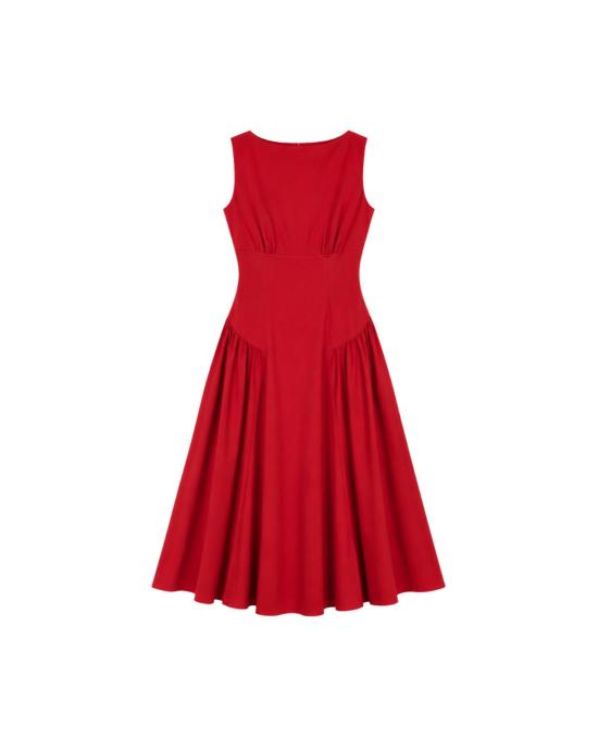 스타우드 롱 원피스 그웬 드레스 루즈