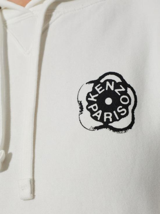 26SS 겐조 후드 티셔츠 FG52HO2064MB02 White - KENZO