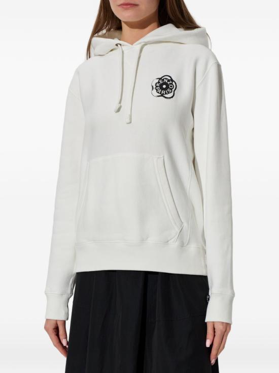 26SS 겐조 후드 티셔츠 FG52HO2064MB02 White - KENZO
