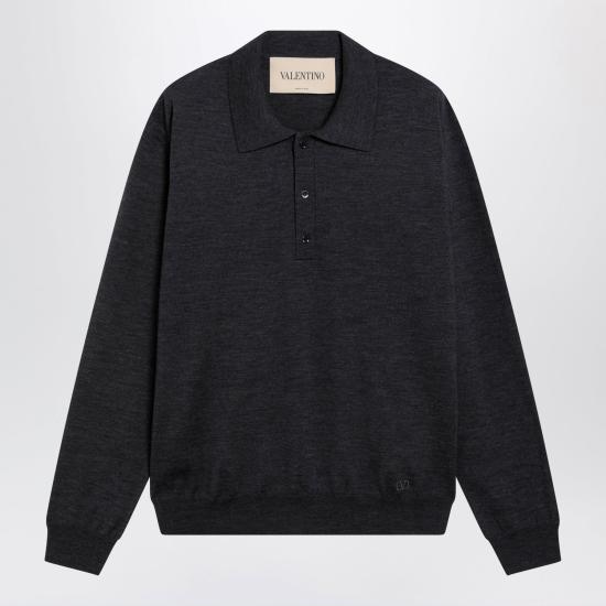 26FW 발렌티노 가라바니 폴로 티셔츠 9V3KP04UBH9081 Grey