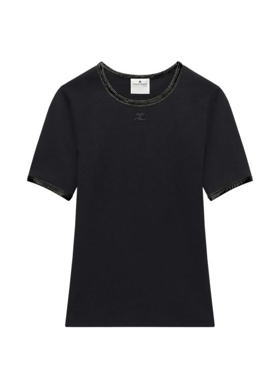26FW 쿠레쥬 반팔 티셔츠 326JTS017JS03119999 Black