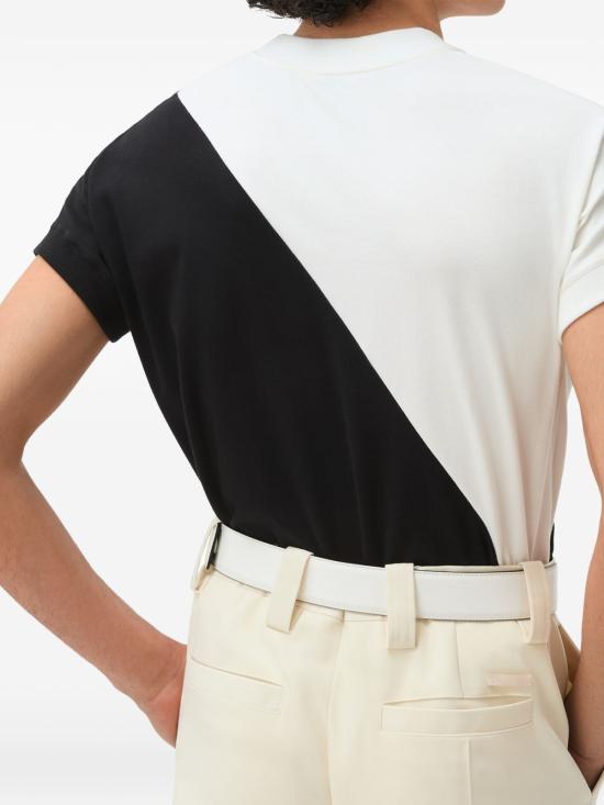 26FW 베르사체 반팔 티셔츠 10260521A187132WH80 Black and White - VERSACE