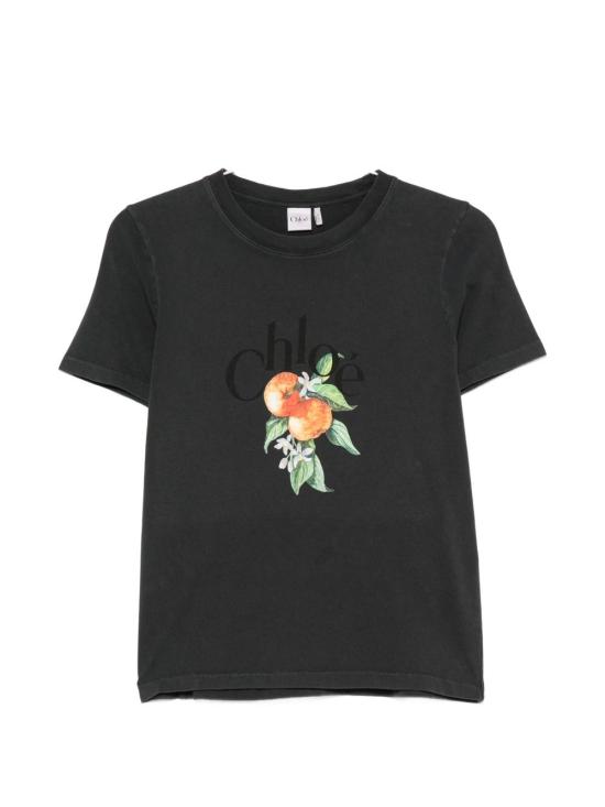 26FW 끌로에 반팔 티셔츠 CH26AJH08988070 Black