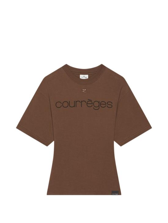 26FW 쿠레쥬 반팔 티셔츠 326JTS168JS0312B263 Brown