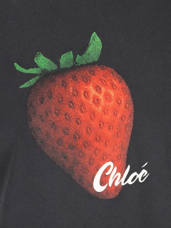 26FW 끌로에 반팔 티셔츠 CH26AJH08289070 Grey - CHLOE
