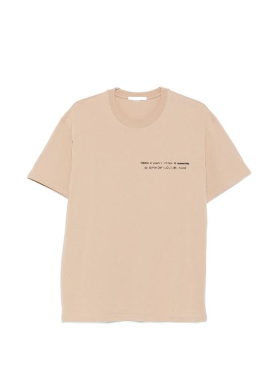 26FW 지방시 반팔 티셔츠 BM71NK3YUE250 BEIGE