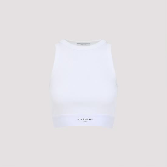 26FW 지방시 민소매 티셔츠 BW70FNR2Q3100 WHITE
