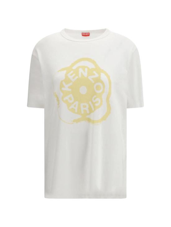 26SS 겐조 보케 플라워 2.0 루즈 티셔츠 FG52TS3034SK01 White