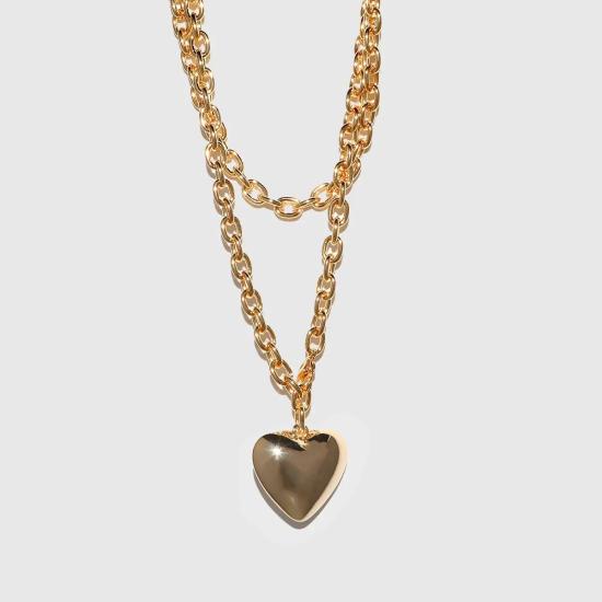  Dalbit New York Jewelry 목걸이/팬던트 달빗 뉴욕 주얼리 롱 체인 하트 펜던트 목걸이 골드