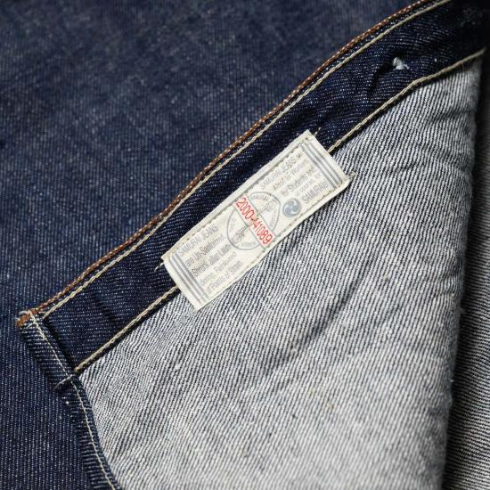  사무라이 진스 데님 셔츠 사무라이 진 Sjws Sc02 W 사무라이 코튼 데님 워크 셔츠 - SAMURAI JEANS