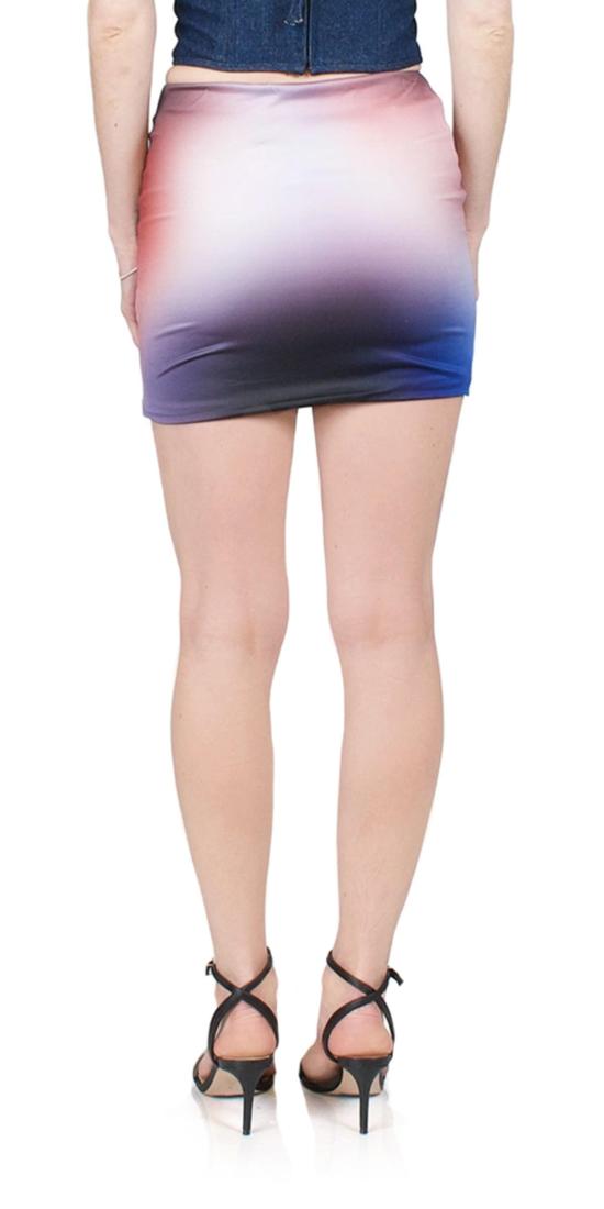  서드 폼 숏 스커트 제3형식 히트맵 미니스커트 히트맵 - THIRD FORM