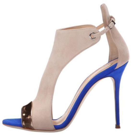  쥬세페자노티 샌들 Giuseppe Zanotti Cam Pallido  베이지 블루 - GIUSEPPE ZANOTTI