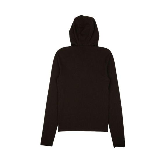  보테가베네타 후드 티셔츠 보테가 베네타 블랙 캐시미어 후디 - BOTTEGA VENETA