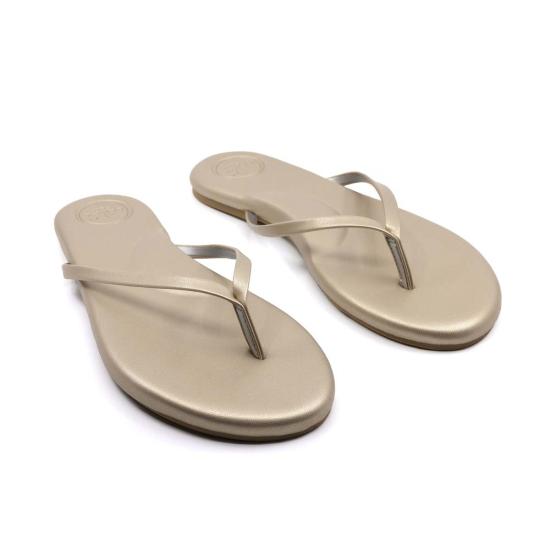  Solei Sea 슈즈 솔레이 씨 인디 클래식 얇은 스트랩 샌들 샴페인 - OTHER BRANDS