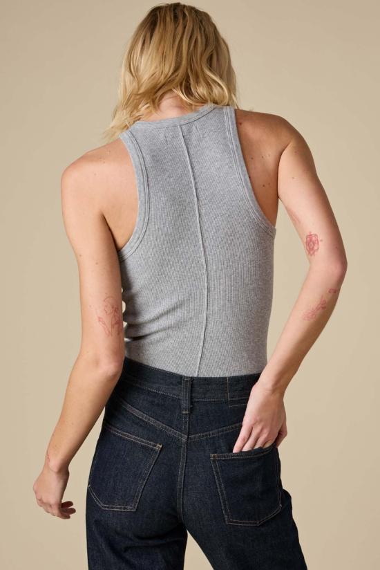  솔드아웃 엔와이씨 민소매 티셔츠 Sold Out NYC The Not So Basic Tank Heather Grey - SOLDOUT.NYC
