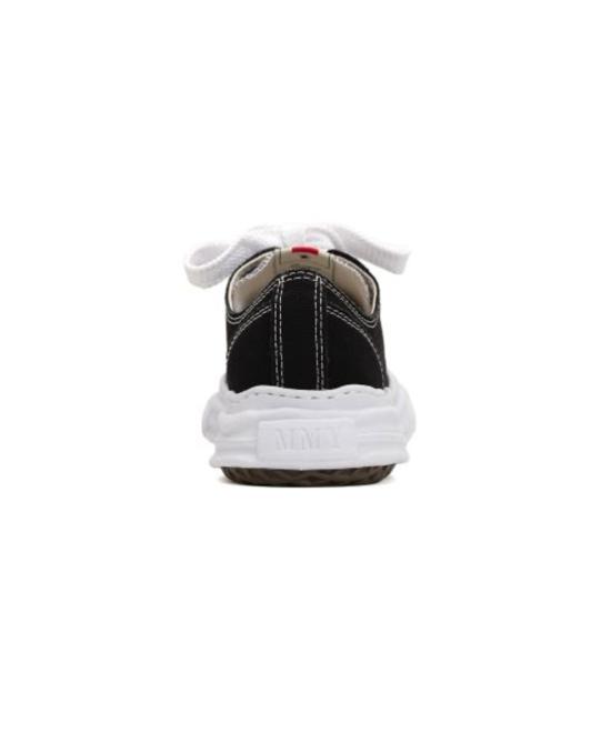  메종 미하라 야스히로 행크 OG 솔 캔버스 로우탑 A05FW702 BLACK - MAISON MIHARA YASUHIRO