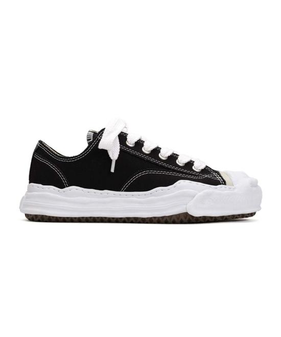  메종 미하라 야스히로 행크 OG 솔 캔버스 로우탑 A05FW702 BLACK