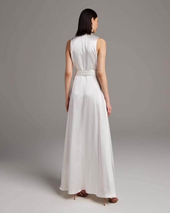  보즈 롱 원피스 Voz Bridal 앞면 랩 드레스 - VOZ