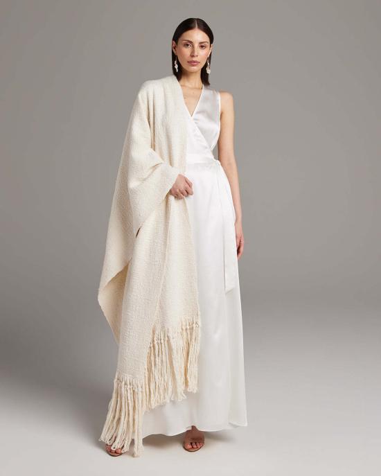  보즈 롱 원피스 Voz Bridal 앞면 랩 드레스 - VOZ