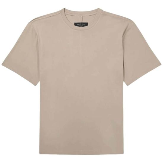  랙앤본 반팔 티셔츠 Rag & Bone 클래식 티셔츠 저지 테크 라이트 메탈